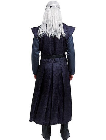 Costume de prince dragon noir avec ceinture