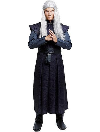 Costume de prince dragon noir avec ceinture