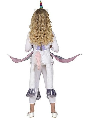 Costume de princesse chevauchant une licorne