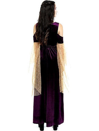 Costume de princesse médiévale à manches longues