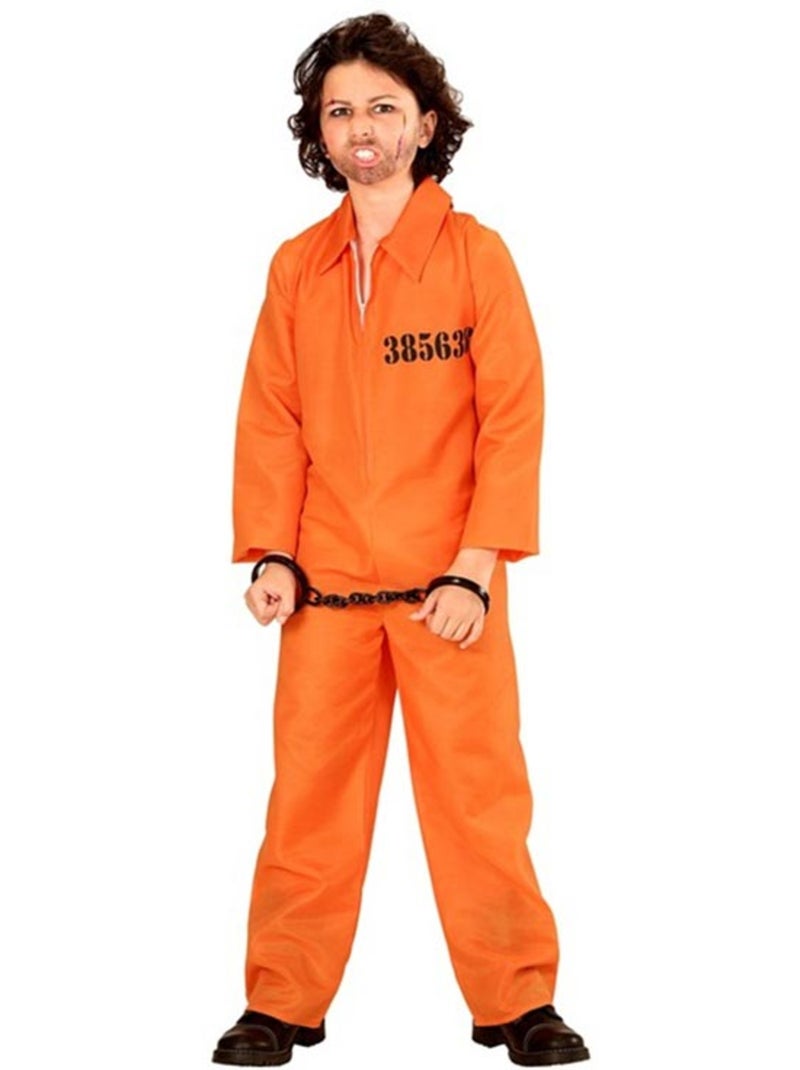 Costume de prisonnier avec carte d'identité Multicolore - Kiabi