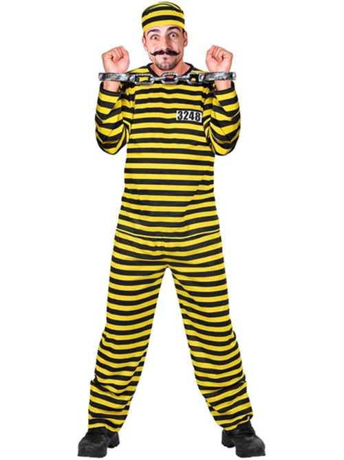 Costume de prisonnier rayé - Kiabi