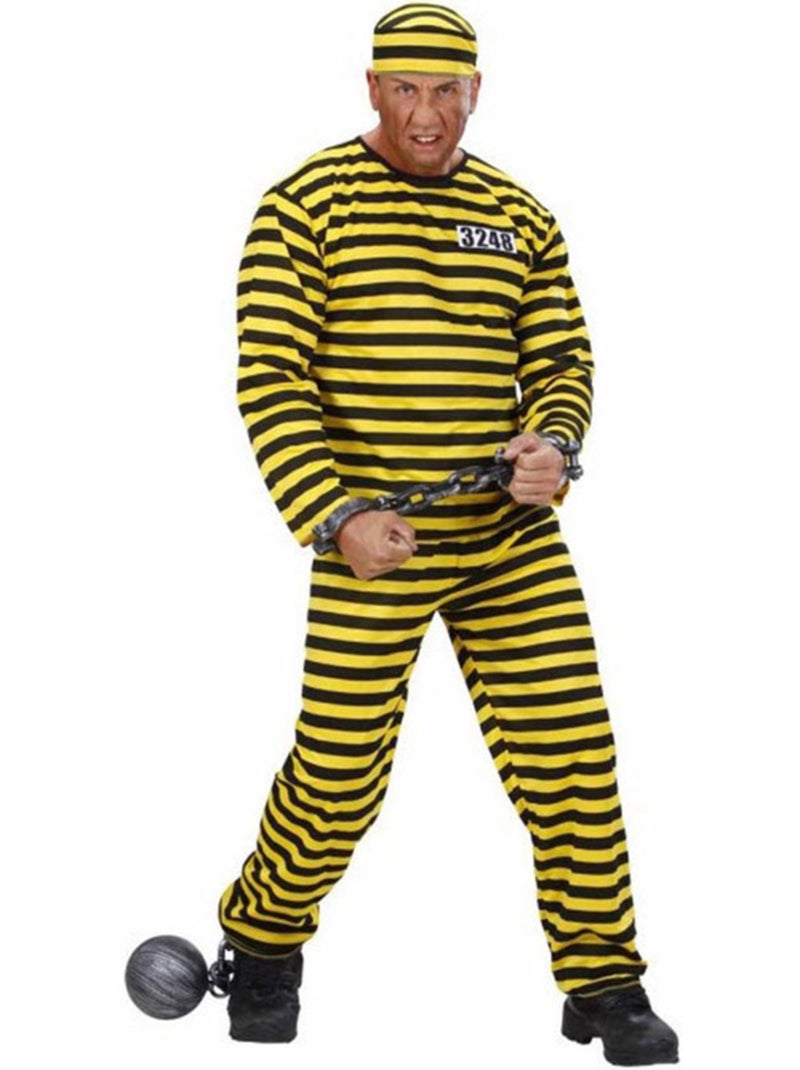 Costume de prisonnier rayé Multicolore - Kiabi