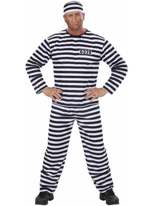 Costume de prisonnier rayé - Kiabi