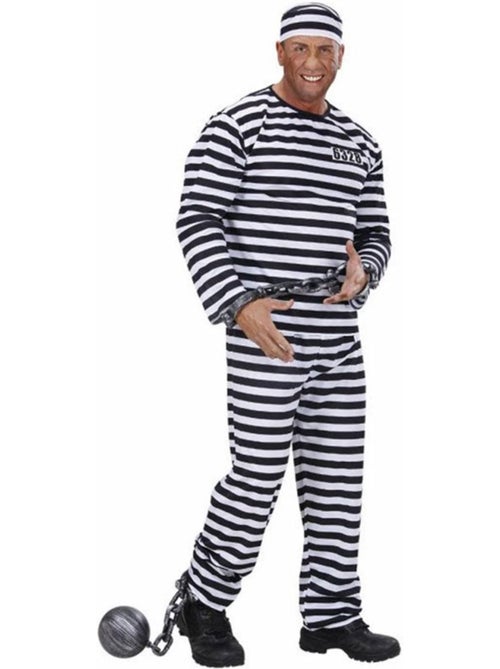 Costume de prisonnier rayé - Kiabi