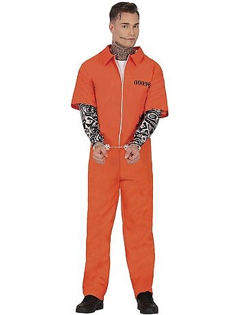Costume de prisonnier tatoué