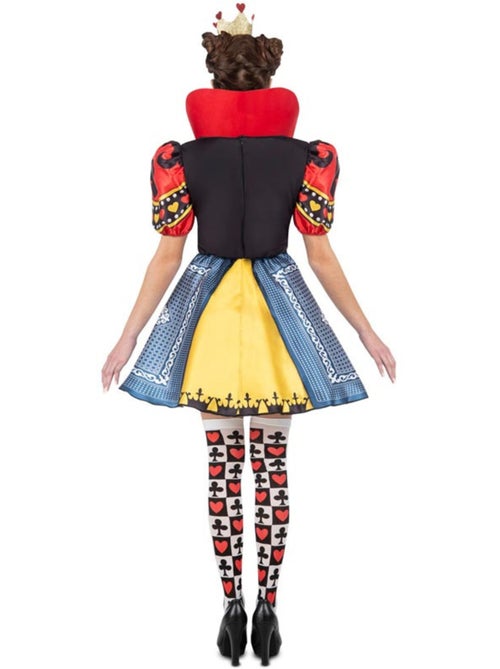 Costume de Reine de Cœur avec bas - Kiabi