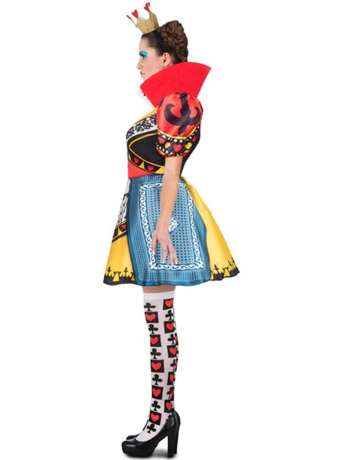 Costume de Reine de Cœur avec bas - Kiabi