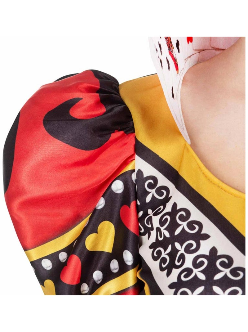 Costume de Reine de Cœur avec bas Multicolore - Kiabi