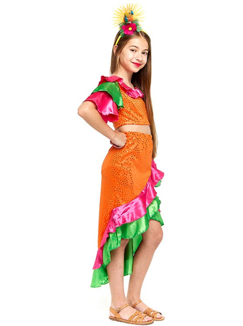 Costume de reine de samba Multicolore - Kiabi