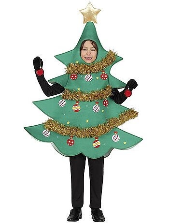 Costume de sapin de Noël décoré d'une étoile