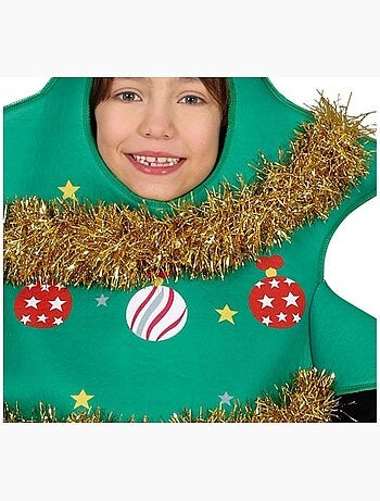 Costume de sapin de Noël décoré d'une étoile