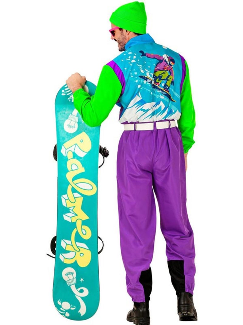 Costume de snowboardeur fluorescent Multicolore - Kiabi