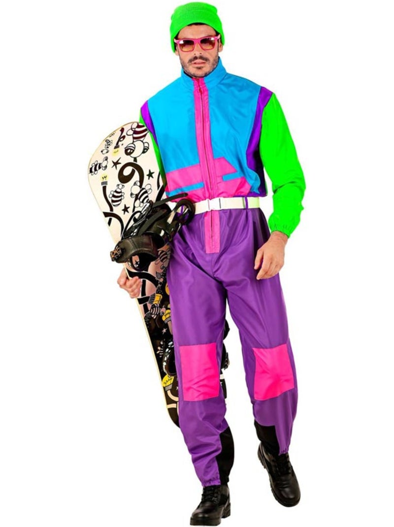 Costume de snowboardeur fluorescent Multicolore - Kiabi