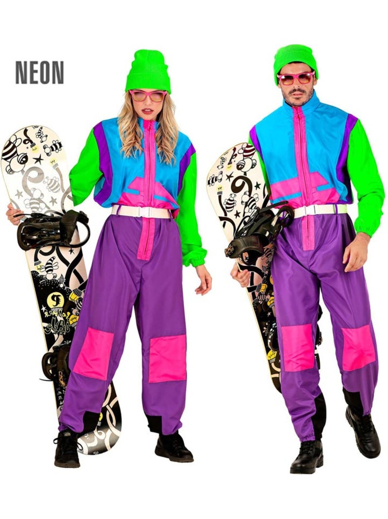 Costume de snowboardeur fluorescent Multicolore - Kiabi