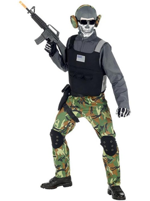 Costume de soldat squelette - Kiabi