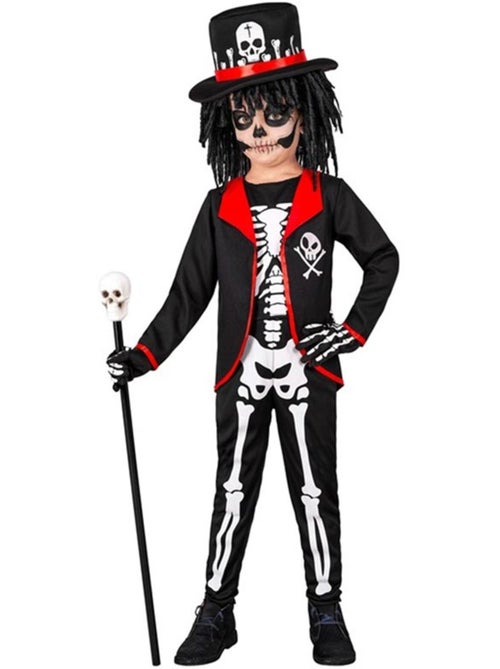 Costume de sorcier squelette vaudou - Kiabi