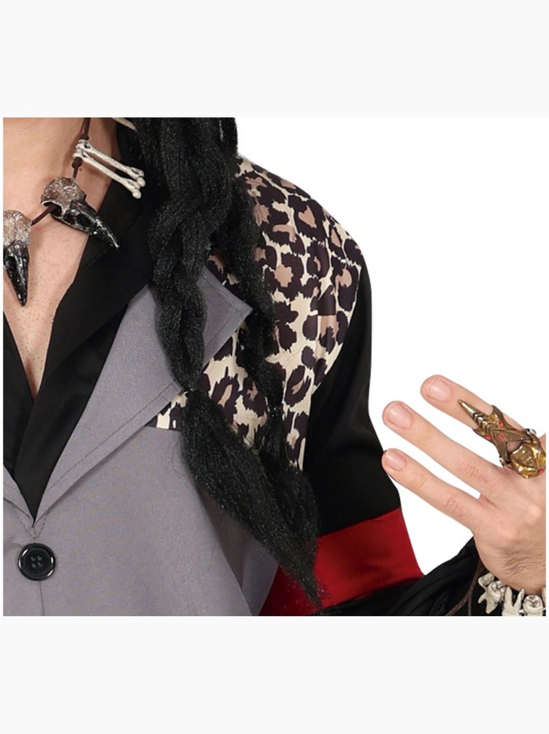 Costume de sorcier vaudou à tête de mort Multicolore - Kiabi