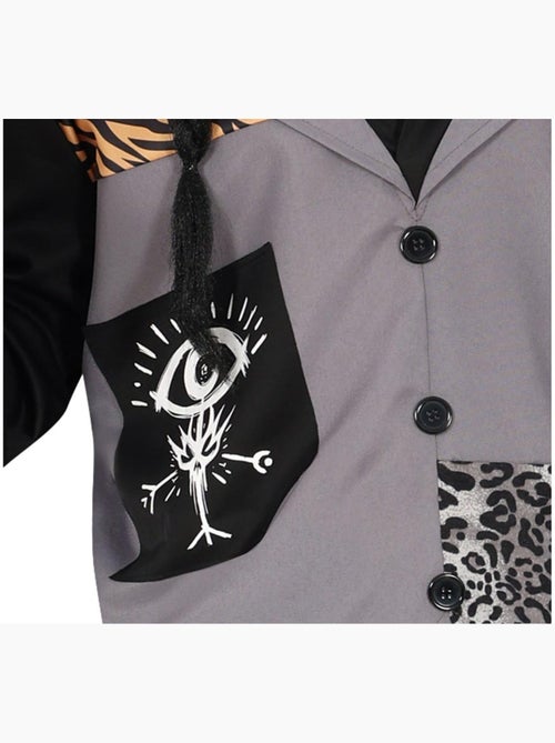 Costume de sorcier vaudou à tête de mort - Kiabi