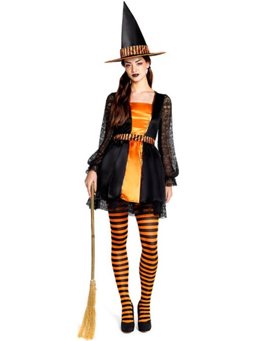 Costume de sorcière avec dentelle - Kiabi