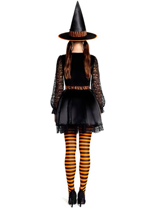 Costume de sorcière avec dentelle - Kiabi