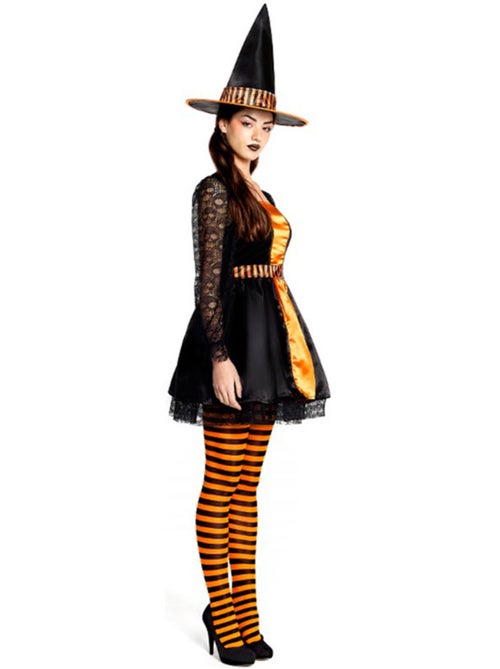 Costume de sorcière avec dentelle - Kiabi