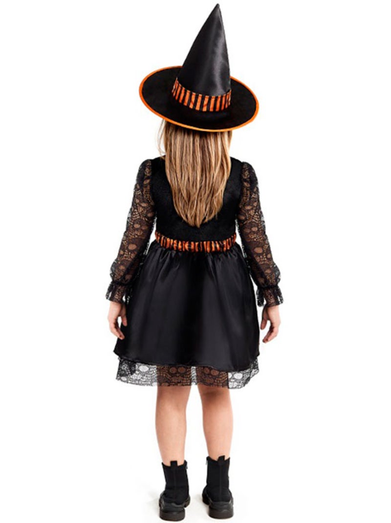 Costume de sorcière avec dentelle Multicolore - Kiabi