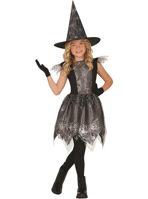 Costume de sorcière en forme de toile d'araignée - Kiabi