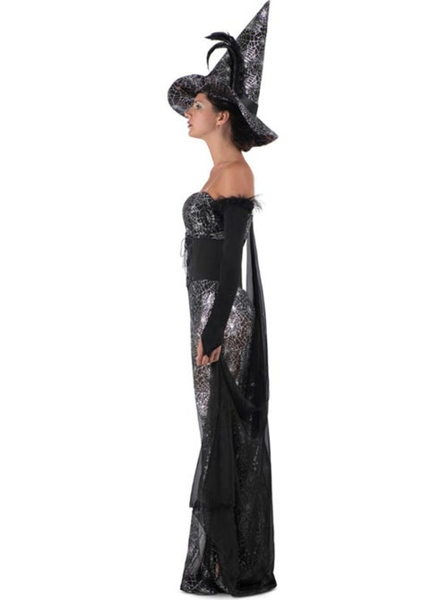 Costume de sorcière en toile d'araignée - Kiabi