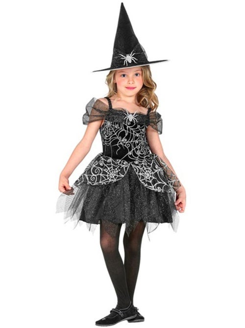 Costume de sorcière en toile d'araignée - Kiabi