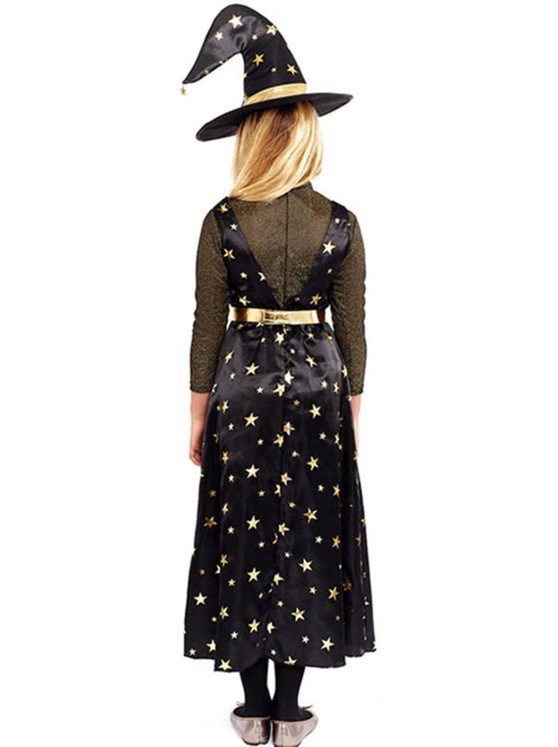 Costume de sorcière étoilée avec chapeau Multicolore - Kiabi