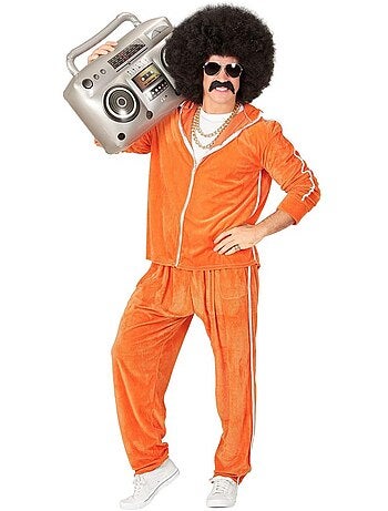 Costume de sport en velours des années 80