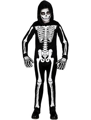 Costume de squelette avec capuche
