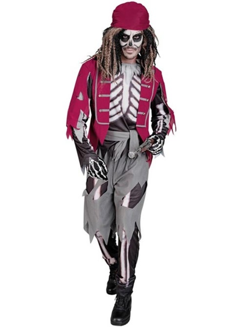 Costume de squelette de garçon de cabine pirate - Kiabi