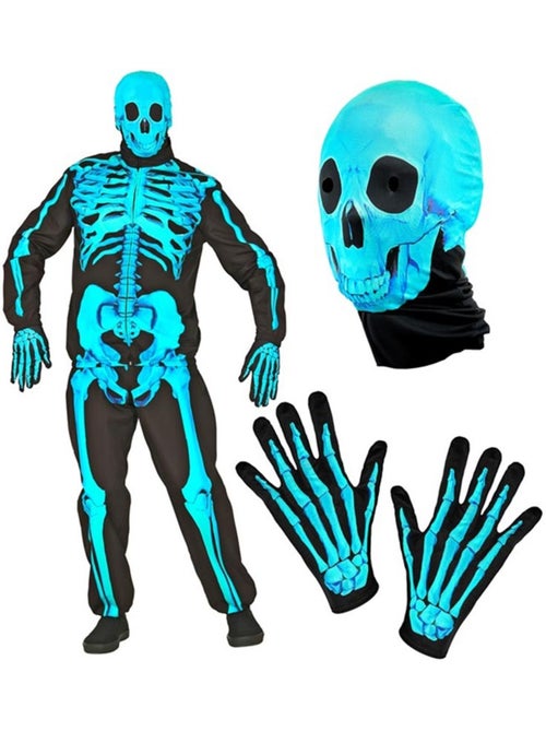 Costume de squelette fluorescent Express - Kiabi