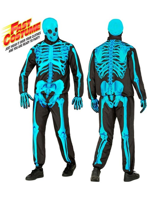 Costume de squelette fluorescent Express - Kiabi