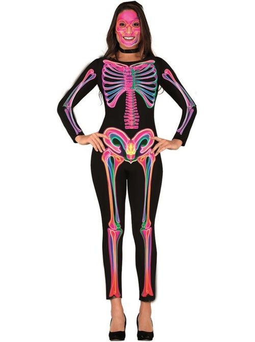 Costume de squelette néon - Kiabi