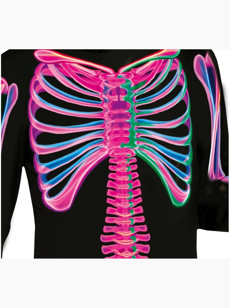Costume de squelette néon Multicolore - Kiabi