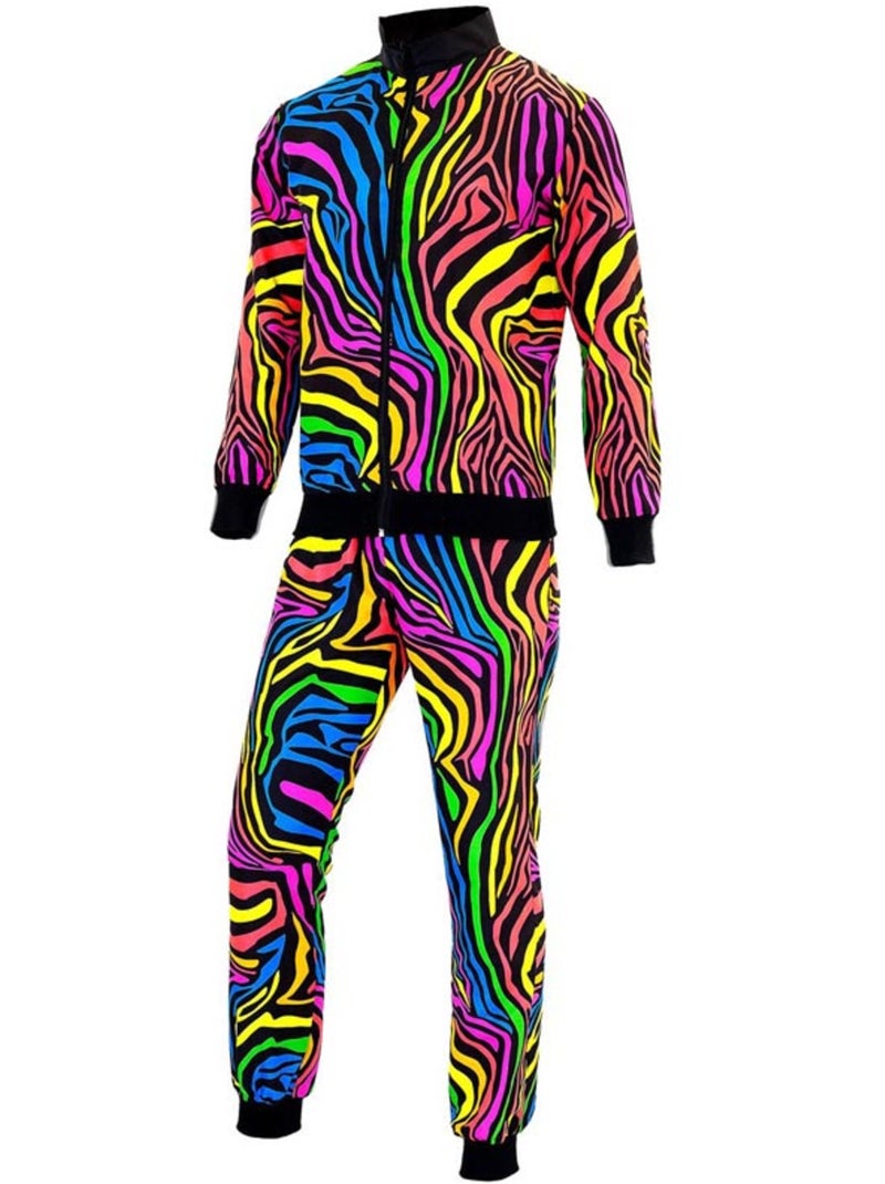 Costume de survêtement animal arc-en-ciel fluorescent Multicolore - Kiabi