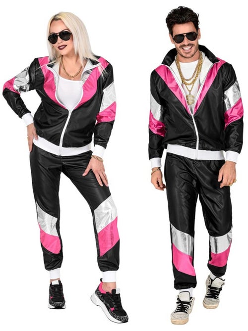 Costume de survêtement années 80 avec effet phosphorescent - Kiabi