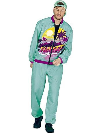 Costume de survêtement coucher de soleil années 80