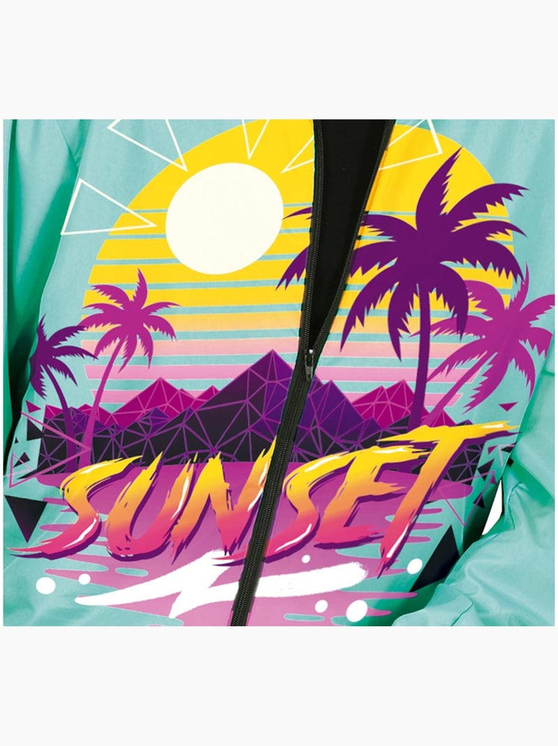 Costume de survêtement coucher de soleil années 80 Multicolore - Kiabi