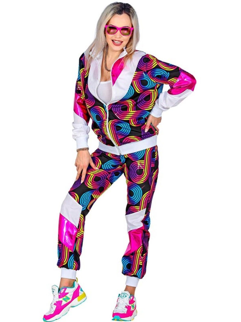 Costume de survêtement disco fluo des années 80 Multicolore - Kiabi