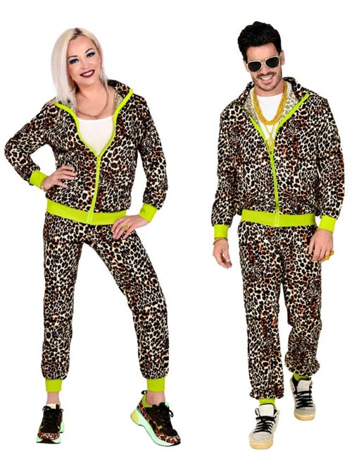 Costume de survêtement imprimé léopard années 80 - Kiabi