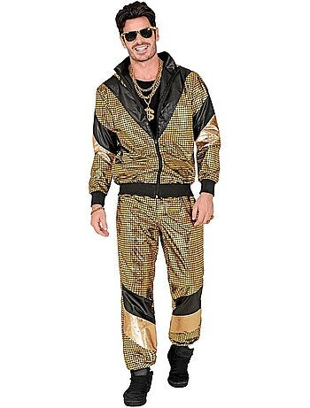 Costume de survêtement réfléchissant des années 80