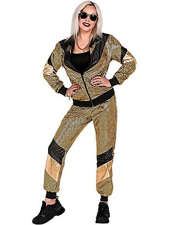 Costume de survêtement réfléchissant des années 80