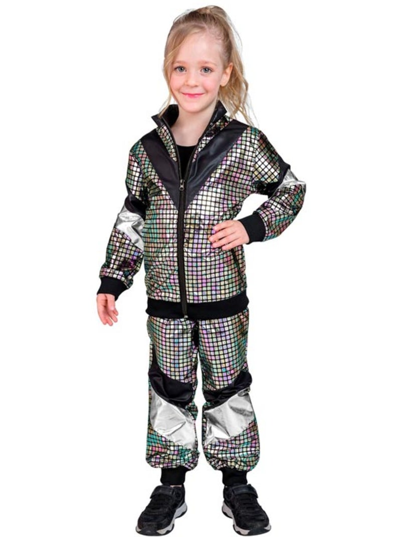 Costume de survêtement réfléchissant des années 80 Multicolore - Kiabi