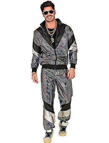 Costume de survêtement réfléchissant des années 80