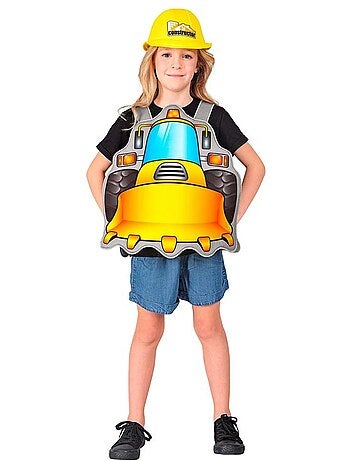 Costume de travailleur de la construction avec chapeau