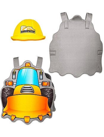 Costume de travailleur de la construction avec chapeau